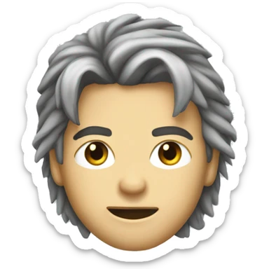 Young Kirk Hammet from Metallica sticker