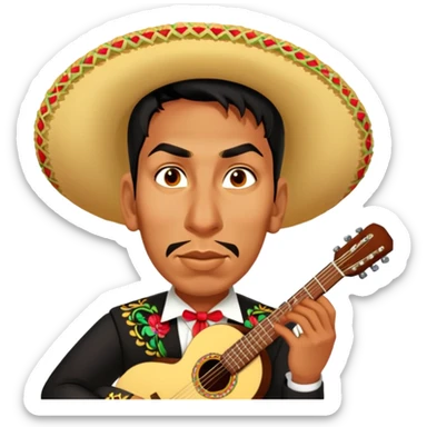 Mariachi Musician sticker