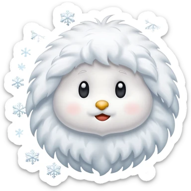 Snow Fall sticker