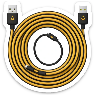 charge cable sticker