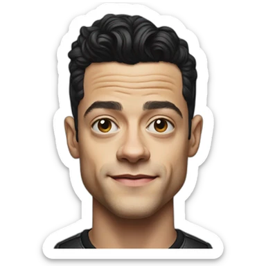 Rami malek sticker
