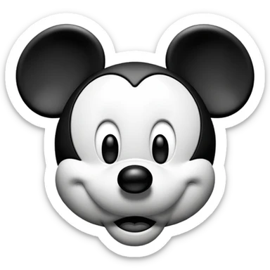 Sad Mickey Mouse  sticker