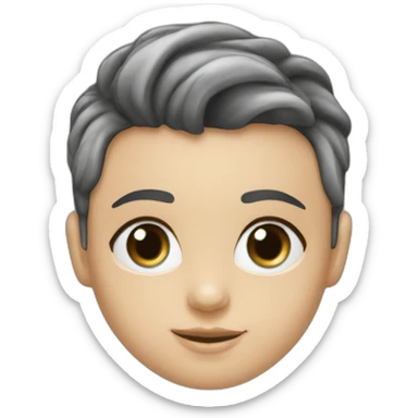 girl-with-blue-eyes-kisses-a-boy-with-a-hairstyle-like-David-Beckham's sticker