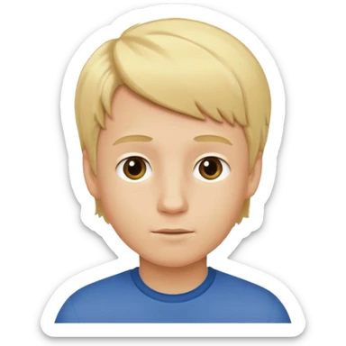 Rapaz loiro britânico  sticker