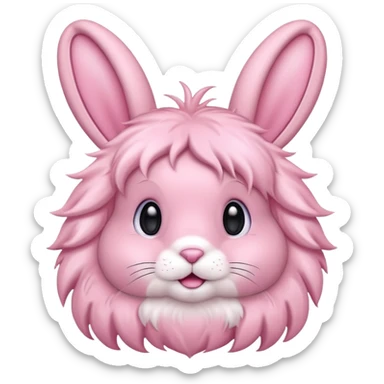 Conejito rosado sticker