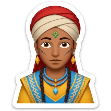 Emoji morrocan amazigh sticker