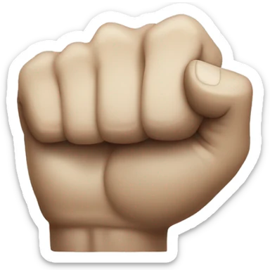 fist over fist sticker