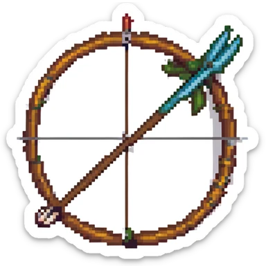 bow and arrow from zelda sticker