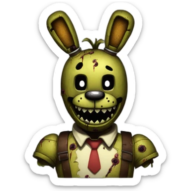 springtrap five night at freedy's sticker