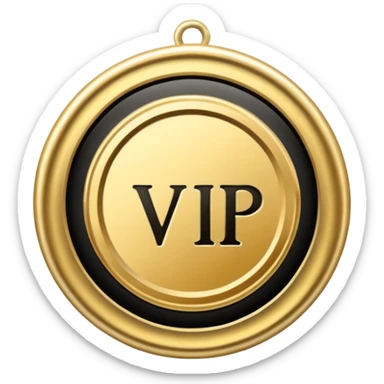 VIP BADGE MAKE SURE IT SAYS V I P NOTHING ELSE sticker