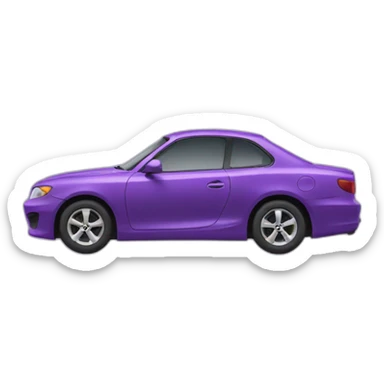 purple-car sticker