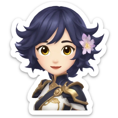 “Lumine” from “Genshin Impact” sticker