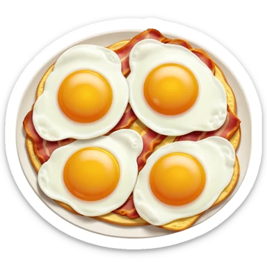 bacon & eggs sticker