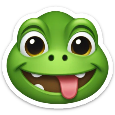 🐸+🥵 sticker