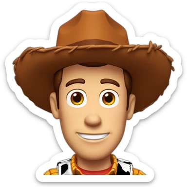Woody toy story sticker