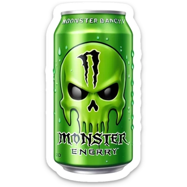 Monster energy drink sticker