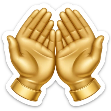 Symbol that represents the union of people sticker