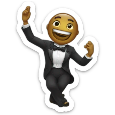 monsieur qui dab sticker