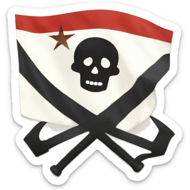 Bandera de guerra a muerte  sticker