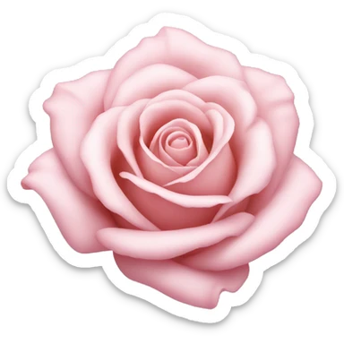 Light pink rose sticker