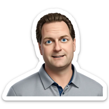 smiling boy with blue eyes sticker