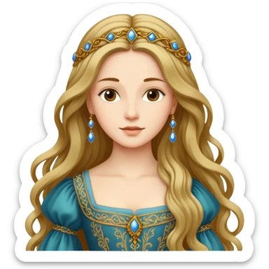 Renaissance woman sticker