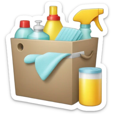 safe cleaning products health sticker