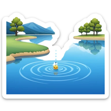 empty fishing lake twitch emoji sticker