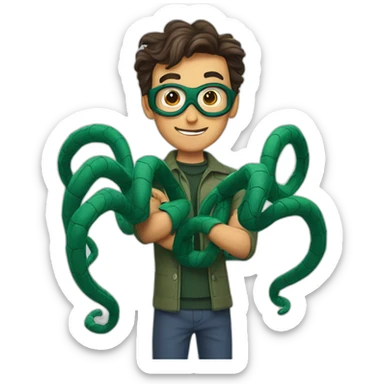 Spidey and friends doc ock sticker
