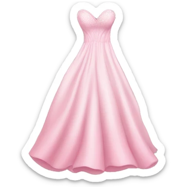 Pink wedding dress  sticker