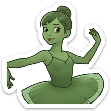 Ballerina cappuccino  sticker
