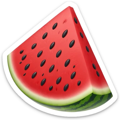 a slice of watermelon sticker