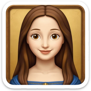 Renaissnace Mona Lisa sticker