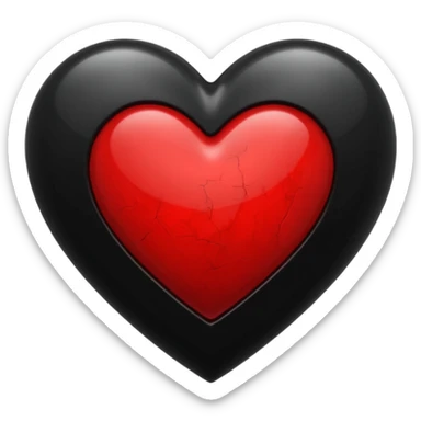 Black and red heart on fires, these are awesome can I get some option that are similar. The difference would be taking out the flame symbol in the middle  sticker