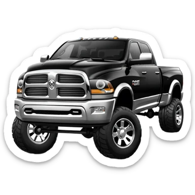 Dodge Ram Dually sticker