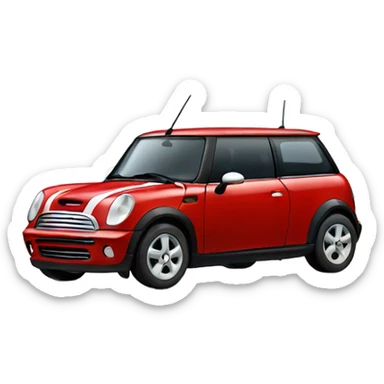 Mini cooper car sticker