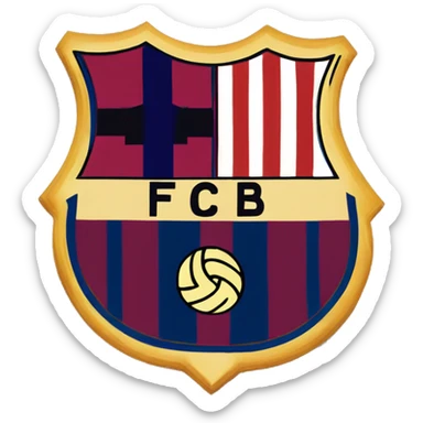 Escudo barça sticker
