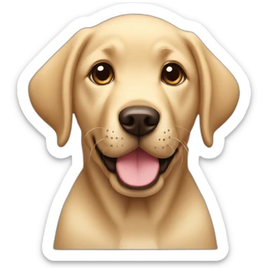 Labrador Retriever puppy sticker