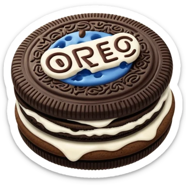 A oreo sticker