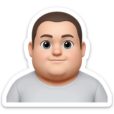 Crear un emoji cachetón sticker