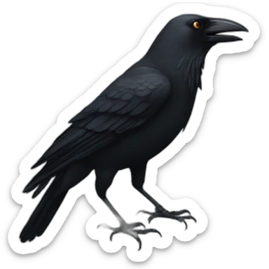 crow sticker