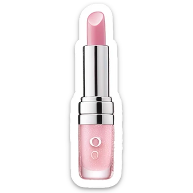 Light pink Dior lip oil sticker