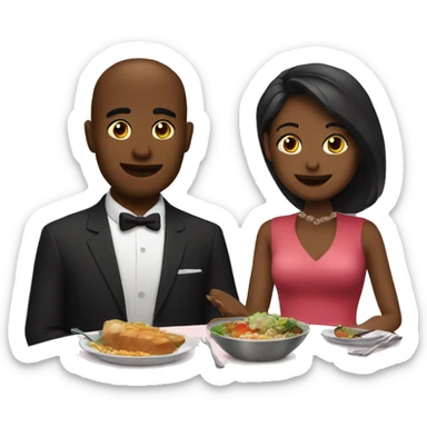 dinner date sticker
