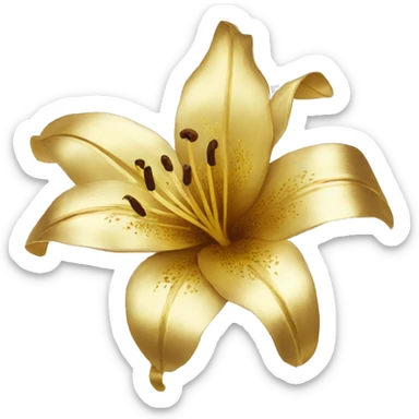 gilded lily sticker