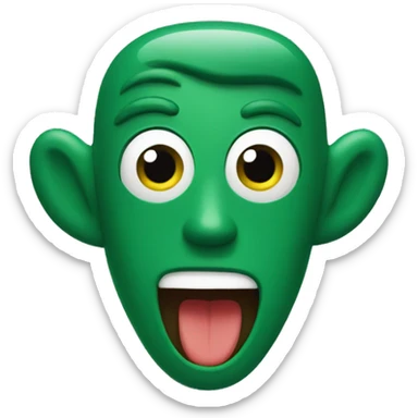 Gumby sticker