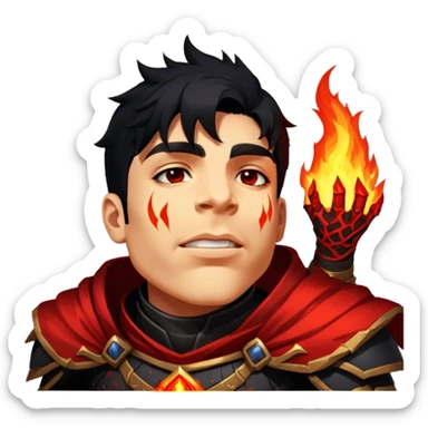 Volcanic Warlock sticker