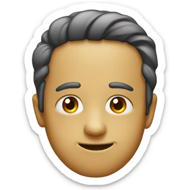 Fake smile with fake tear sticker