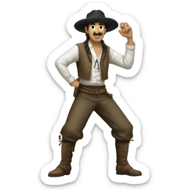 Gauchos Argentinian  sticker