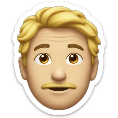 Homme fumant de la puff sticker