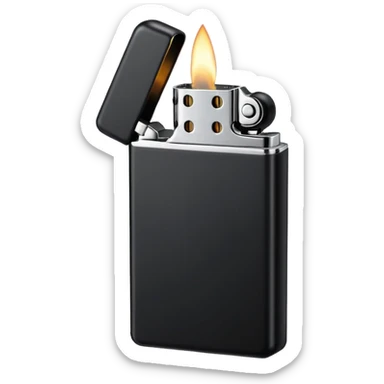 black lighter sticker